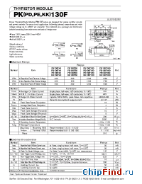 Datasheet PK130F80 manufacturer SanRex